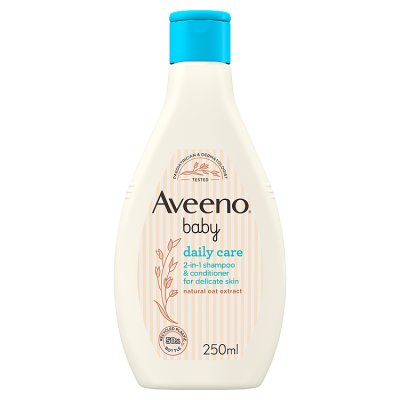Aveeno baby shampoo and conditioner natural oat 250ml, UK version