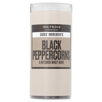 Cooks' Ingredients black peppercorns 100g, imported from the UK