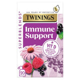 Twinings Immune Support tea bags blackcurrant raspberry 20 ct - British product