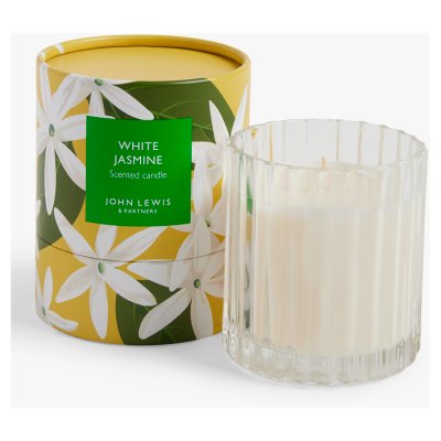 John Lewis white jasmine scented candle (British brand)