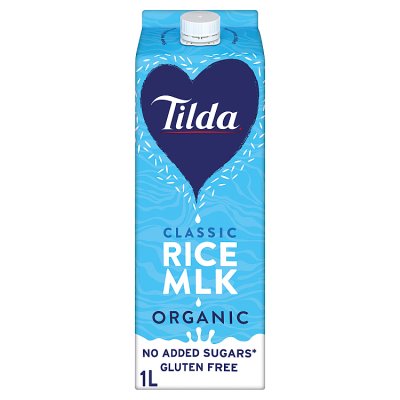 Tilda organic rice drink 1 litre, UK version