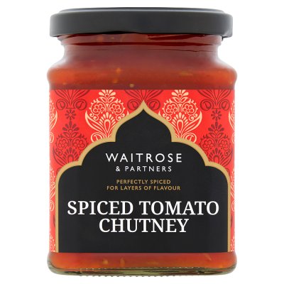 Waitrose spiced tomato chutney 290g - British product