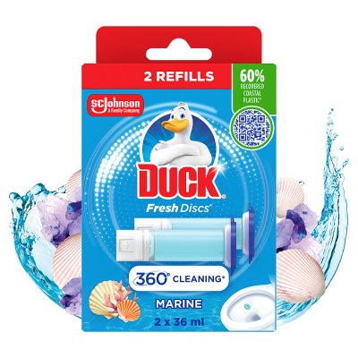 Duck Fresh Discs Marine toilet gel refills 2x36ml - British product