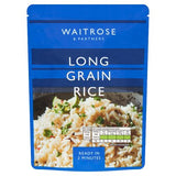 Waitrose long grain rice pouch 250g, UK version