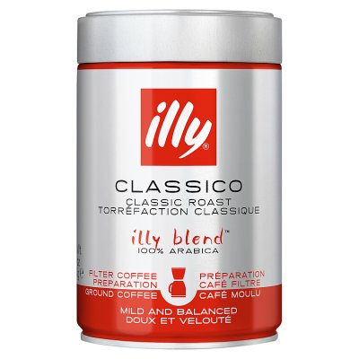 illy Classico filter ground coffee 250g, UK version