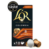 L'Or Colombia coffee capsules 10s, UK version