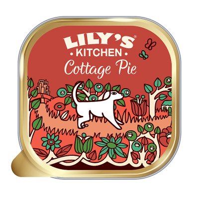 Lily's Kitchen Cottage Pie tray dog food 150g - British product