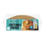 Waitrose buttermilk pancakes pack of 4, imported from the UK