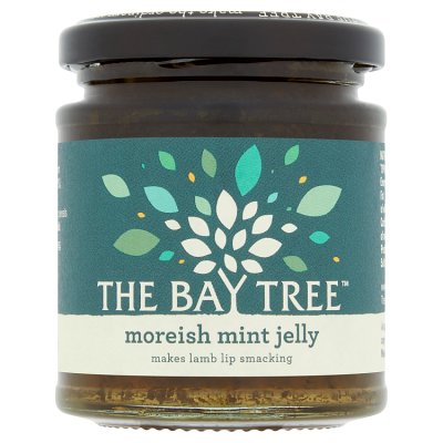 The Bay Tree mint jelly 210g jar, imported from the UK