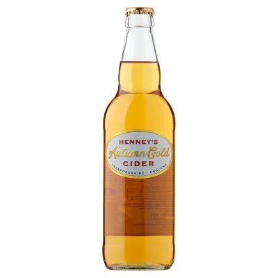 Henney's Autumn Gold cider 500ml, imported from the UK