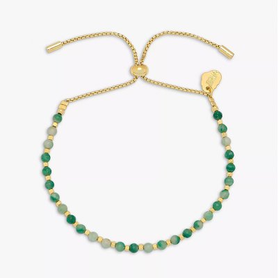 Estella Bartlett green agate beaded bracelet, UK version