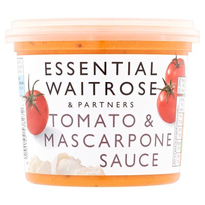 Waitrose Essential Tomato and Mascarpone Sauce 350g, imported from the UK