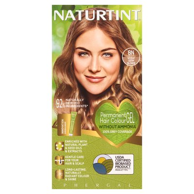 Naturtint 8N Wheat Germ Blonde hair colour 165ml, imported from the UK