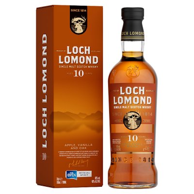 Loch Lomond single malt whisky 10 year old 70cl, UK version