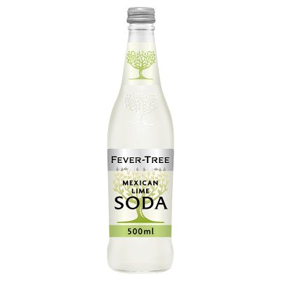 Fever-Tree Mexican lime soda 500ml, imported from the UK