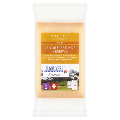 Waitrose Swiss Le Gruyere Reserve AOP 200g - British product