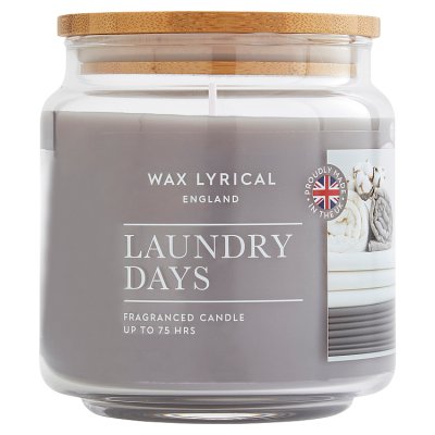 Wax Lyrical Laundry Days candle 335g, imported from the UK