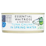 Essential tuna chunks in spring water 160g, UK version