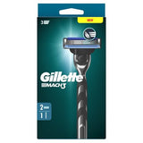Gillette Mach3 razor with one blade - British product