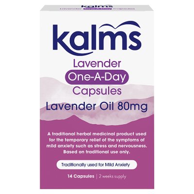 Kalms Lavender Tablets 14s herbal supplement (British brand)