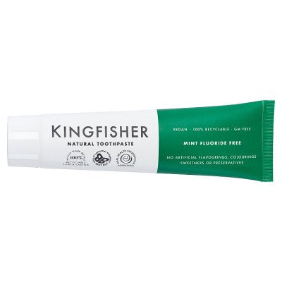 Kingfisher natural mint toothpaste 100ml - British product