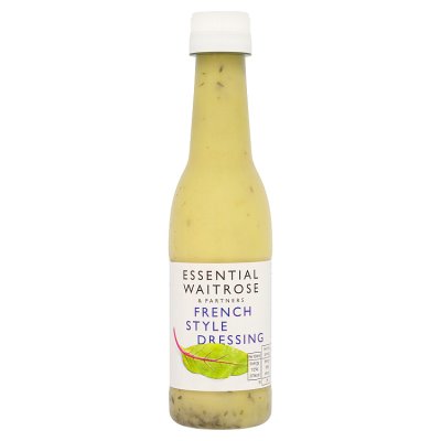 Waitrose French style salad dressing 250ml, imported from the UK