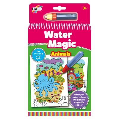 Galt water magic colouring book animals - British product