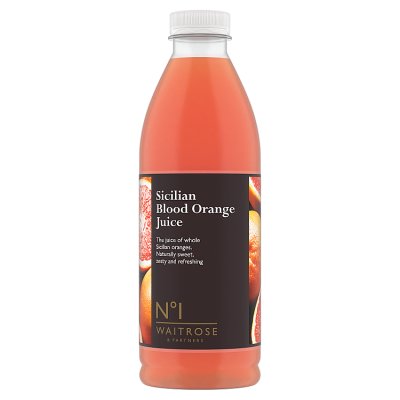 Waitrose Sicilian blood orange juice 1L, imported from the UK