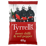 Tyrrell's sweet chilli & red pepper crisps 40g, UK version