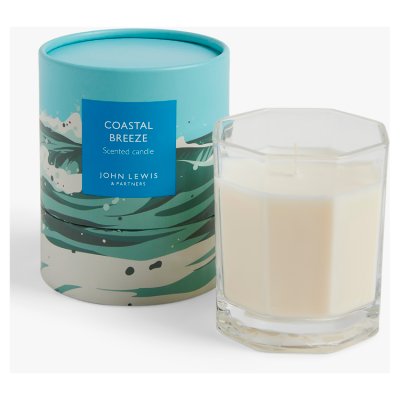 John Lewis scented jar candle in Coastal Breeze (British brand)