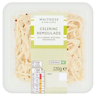 Waitrose celeriac remoulade 220g chilled side (British brand)
