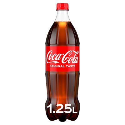Sainsburys Coca-Cola Original Taste Carbonated Soft Drink 1.25L- Buy online at McGrocer