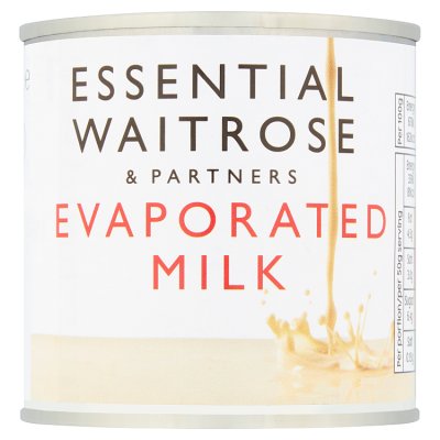 Essential Evaporated Milk 170g, imported from the UK