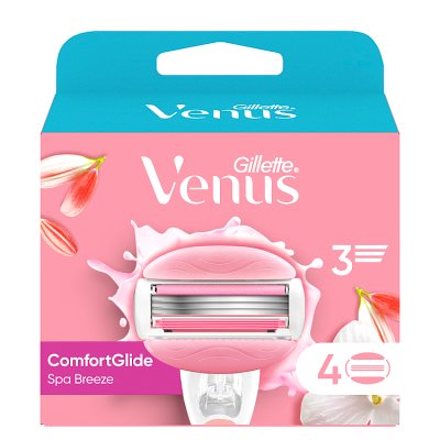 Gillette Venus Comfortglide Spa Breeze razor 4s - British product