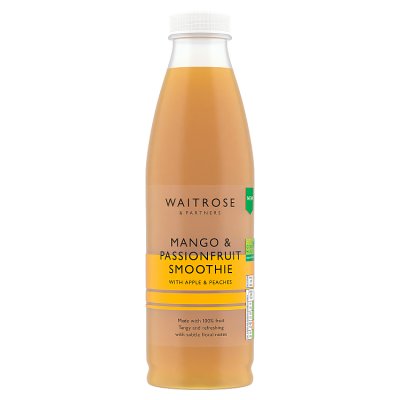 Waitrose mango and passionfruit smoothie 750ml (British brand)