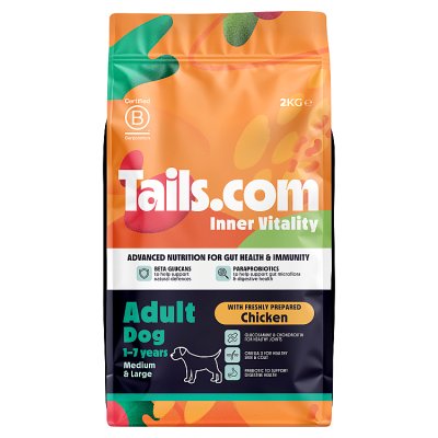 Tails.com Inner Vitality adult chicken dry dog food 2kg - British product