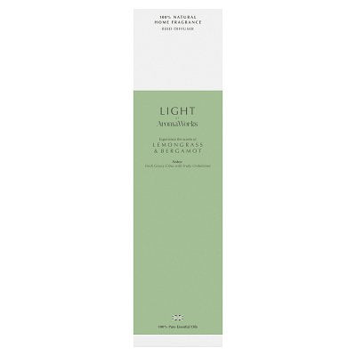 Aromaworks light diffuser Lemongrass & Bergamot 100ml - British product