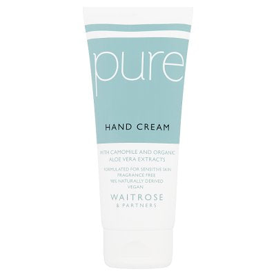 Waitrose Pure hand cream 100ml for sensitive skin, UK version