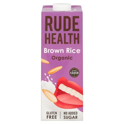 Rude Health organic long life brown rice drink 1 litre (British brand)