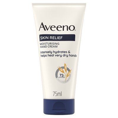 Aveeno Skin Relief moisturising hand cream 75ml, UK version