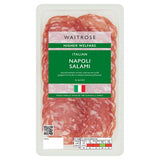 Waitrose Italian Napoli salami 80g, imported from the UK