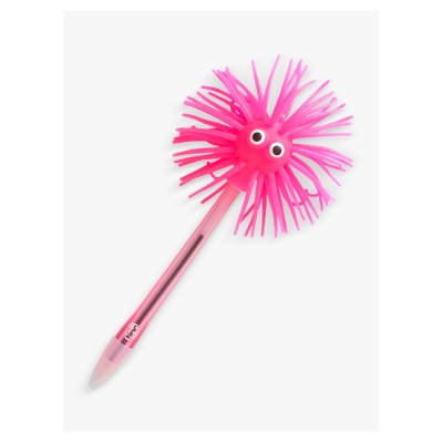 Tinc Pink Fuzzy Guy Pen with feather - British product