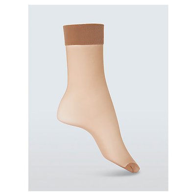 10 denier knee highs in almond one size, UK version