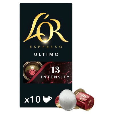 L'Or Ultimo coffee capsules 10 pack 52g, UK version