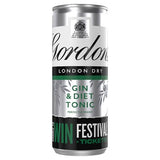 Gordon's ready-to-drink gin and tonic 250ml can, imported from the UK