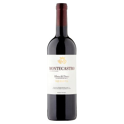 Montecastro Reserva Ribera del Duero red wine 75cl, UK version