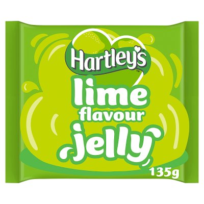 Hartley's lime flavour jelly 135g, UK version