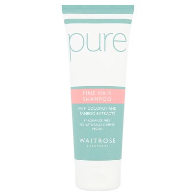 Waitrose Pure Sheer shampoo 250ml, UK version