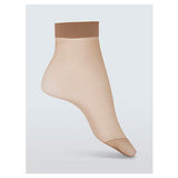 Ankle high socks in almond, pack of 3, size 3 - British product