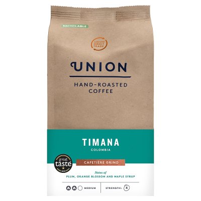 Union Coffee Timana Colombia cafetière grind 200g (British brand)